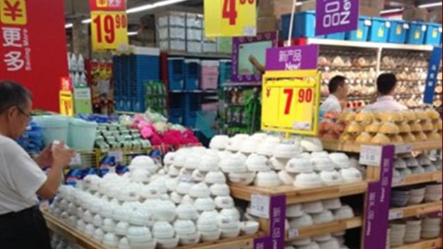 顺祥健康瓷强势登陆家乐福，浮雕素瓷系列产品首战脱销